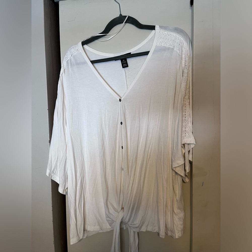 EUC Style & Co. Women’s Peasant Shirt Size 2X